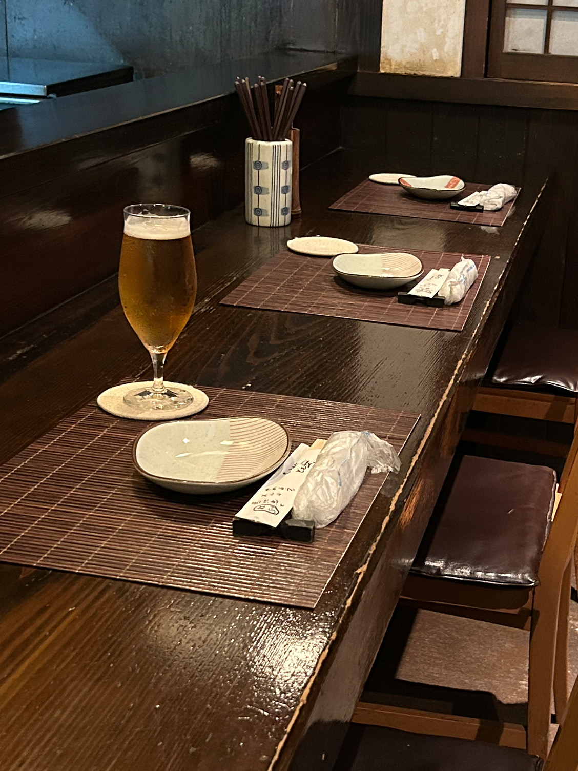 お一人でしっぽりと